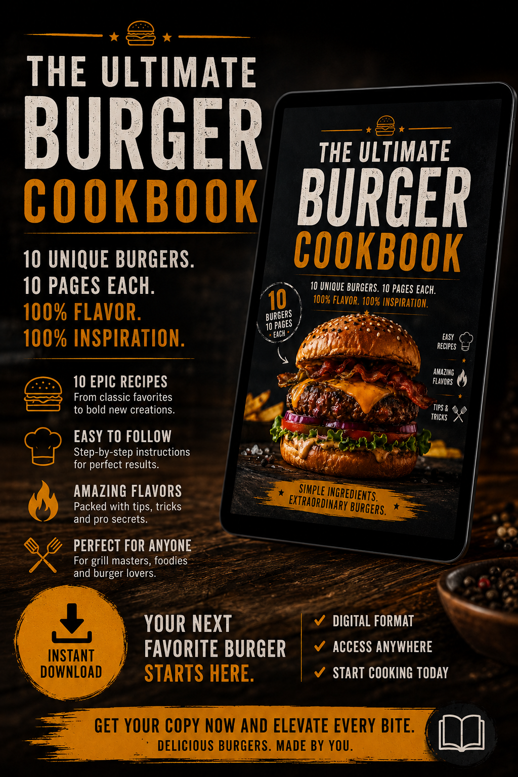 The Ultimate Burger COOKBOOK